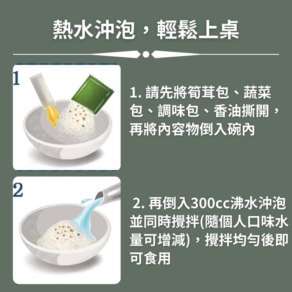 【筍友部落】鮮脆筍茸海帶芽湯26.5gx8包/盒 純素 雲林在地好筍麻竹筍 沖泡有料即食湯 低熱量 高膳食纖維, , large