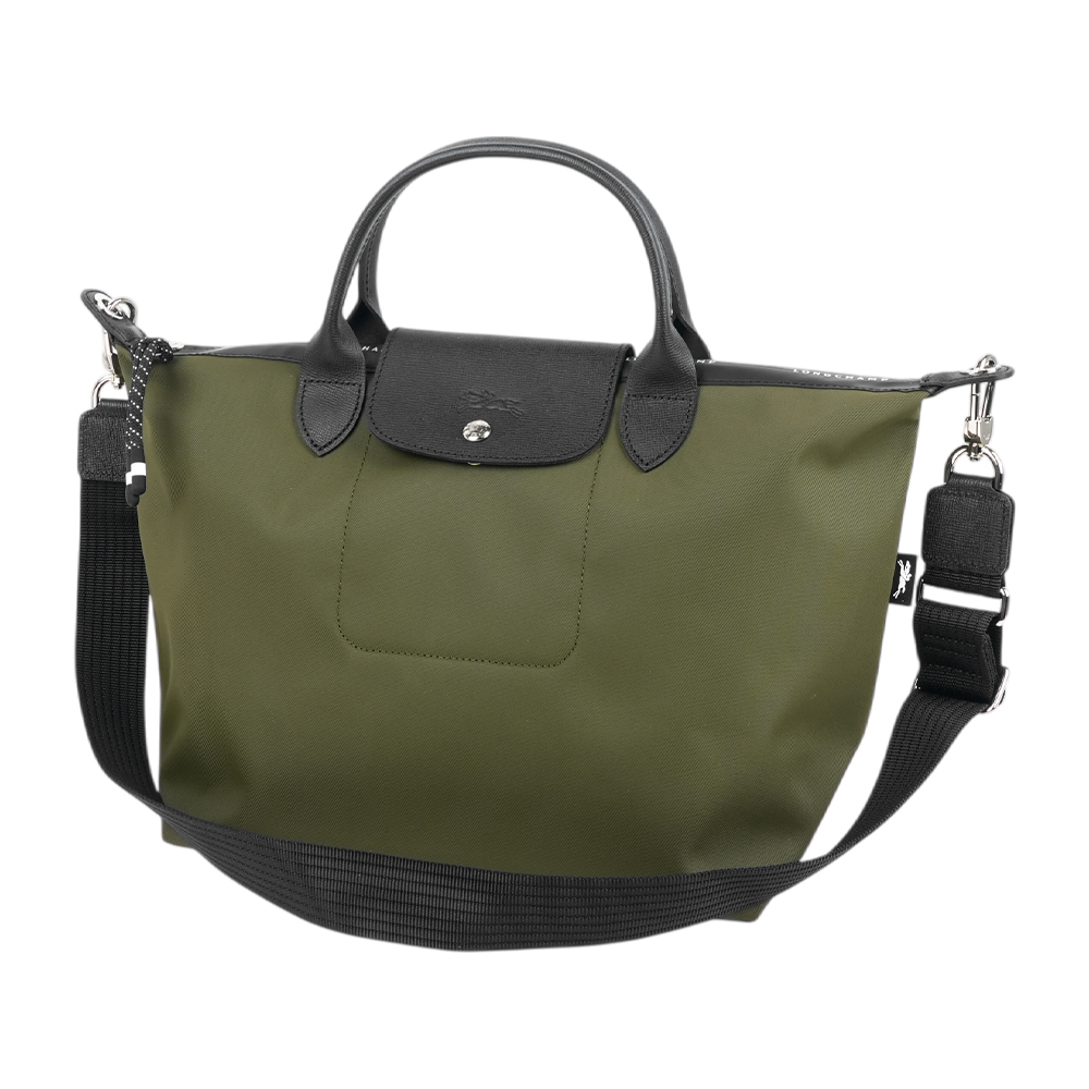 LONGCHAMP M號 LE PLIAGE ENERGY 再生帆布二用包(卡其色), , large