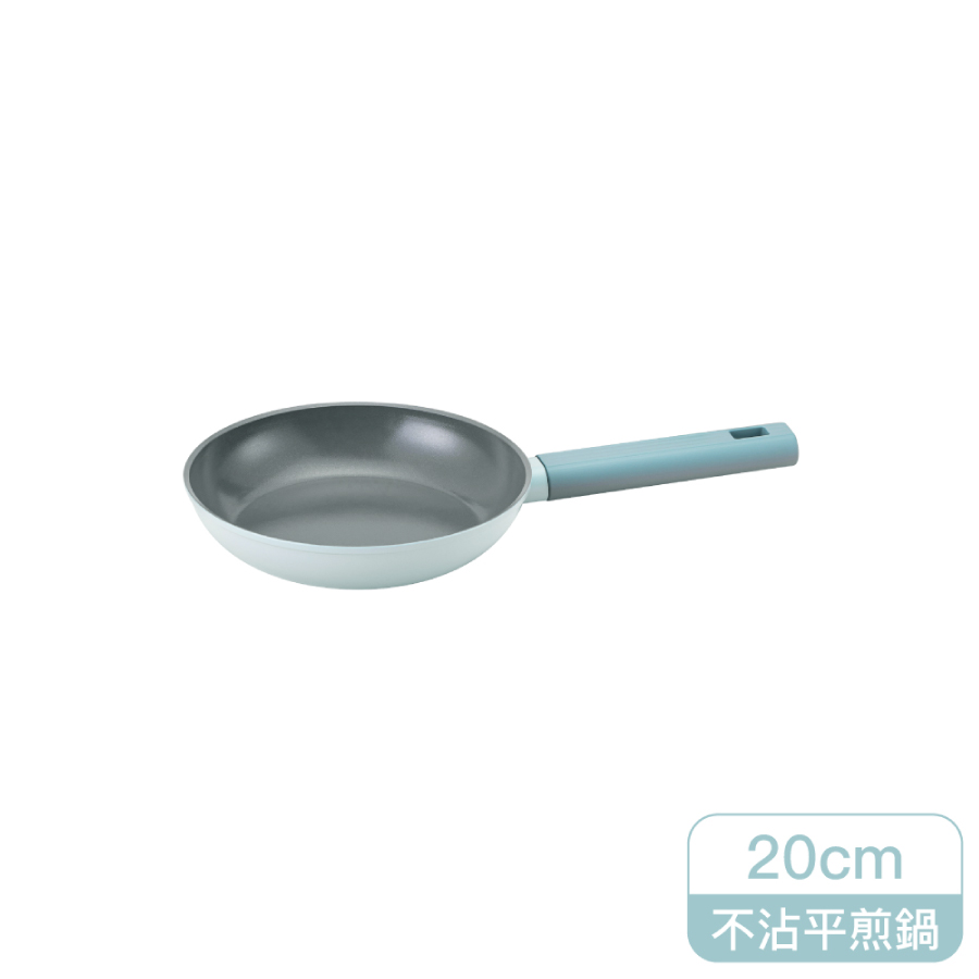 樂扣鍛造陶瓷不沾IH平煎鍋20cm, , large