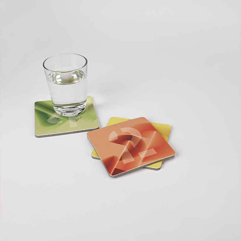 【Monster】 My Number Rhyme Soft Diatomaceous Earth Absorbent Coaster &ndash; Lucky Number Series (10x10cm) &ndash; 7, , large