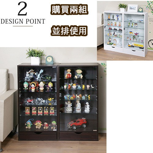 《C&B》加深型可瑞訊第二代公仔模型展示矮櫃/公仔櫃/模型櫃/台灣製造, , large