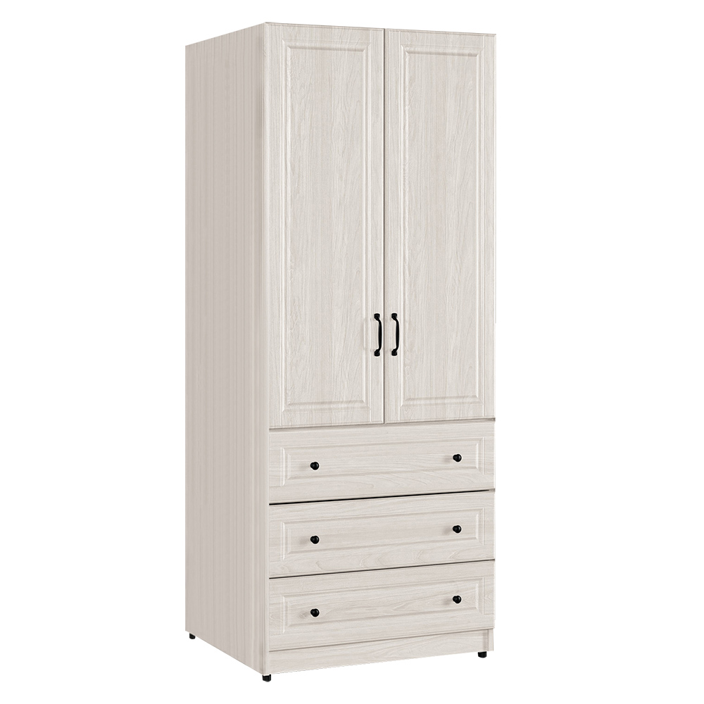 【Hampton 漢汀堡】佐森2.7尺三抽衣櫥, , large