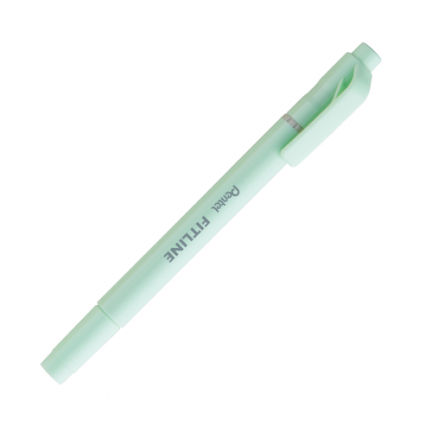 【 Pentel 飛龍 】FITLINE 雙頭螢光筆 粉彩色系 3.5/1.0mm 10支/盒 SLW11P   -  多款可選, , large