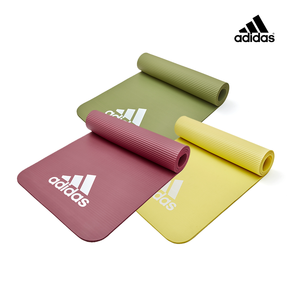 adidas 愛迪達 輕量彈性瑜珈墊-7mm, , large