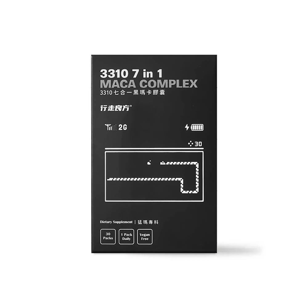 【行走良方】3310七合一黑瑪卡膠囊  全素 60粒, , large