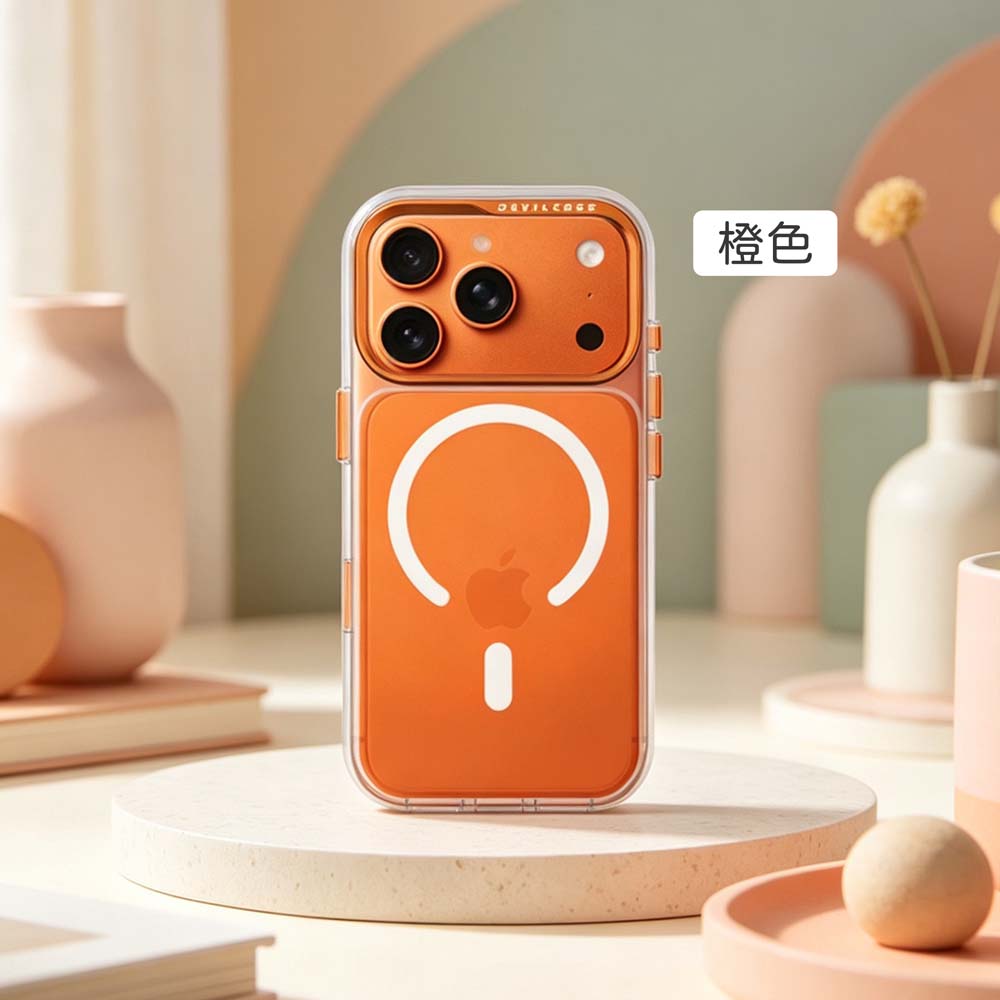 【山水之寶】DEVILCASE iPhone 18Pro/18ProMax/17Pro/17Promax手機殼 惡魔防摔殼 標準磁吸版 相機按鍵版, , large