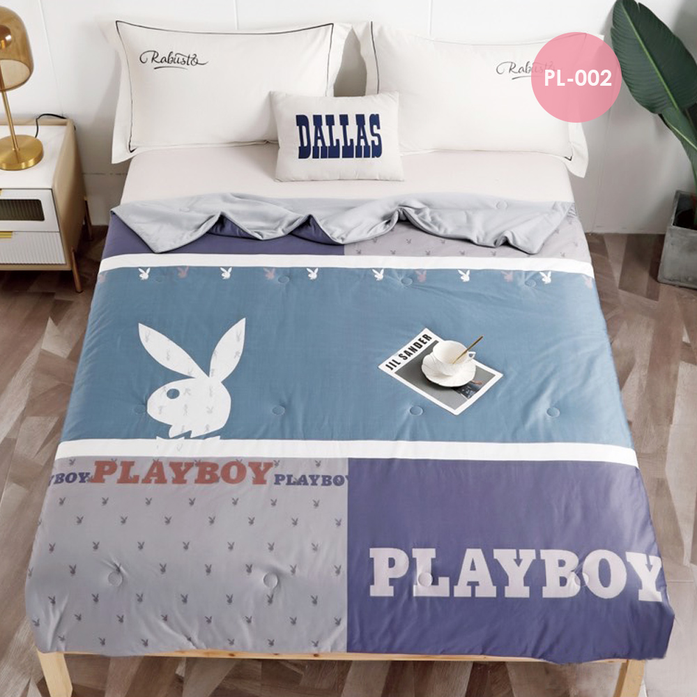 【PLAY BOY】膠原蛋白涼感冰冰被 涼被 涼感被 冷氣毯 買一送一, , large