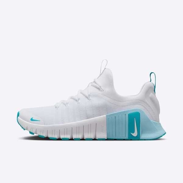 Nike W Free Metcon 6 女 訓練鞋 運動鞋 健身 重訓 分襪式 緩震 白藍 [FJ7126-107], , large