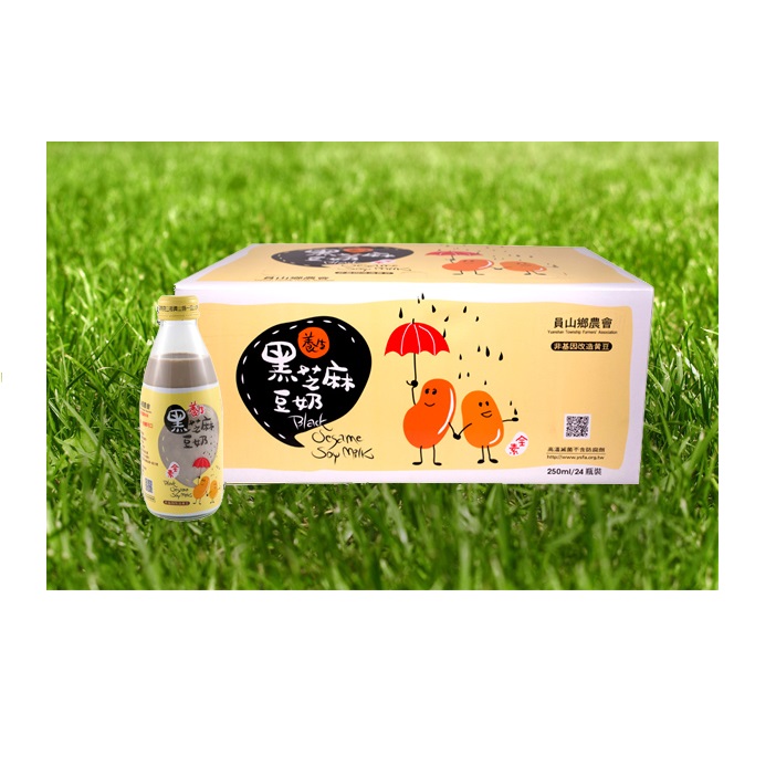 Yuan shan farmers Black Sesame Soya Milk, , large