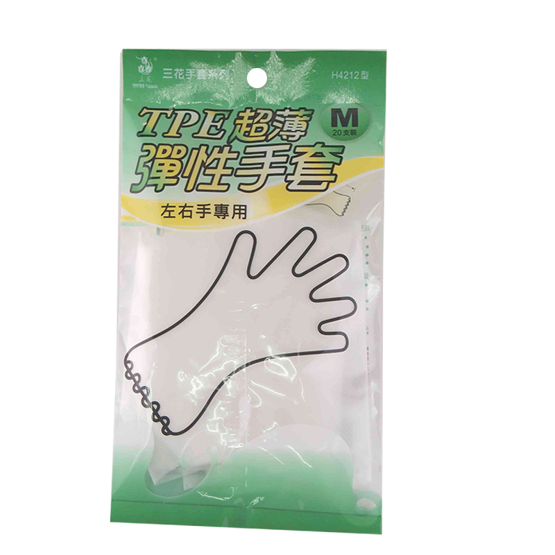 Three Flower TPE Elastic gloves, , large