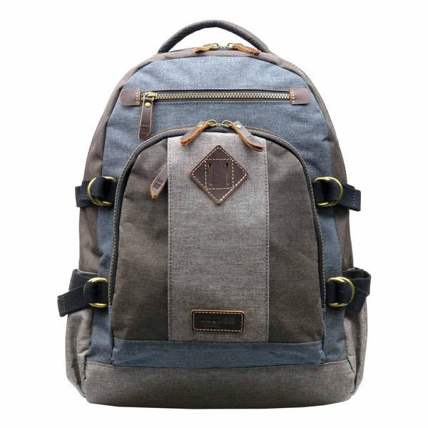 Troop London-都會筆電背包TRP0385, 灰, large