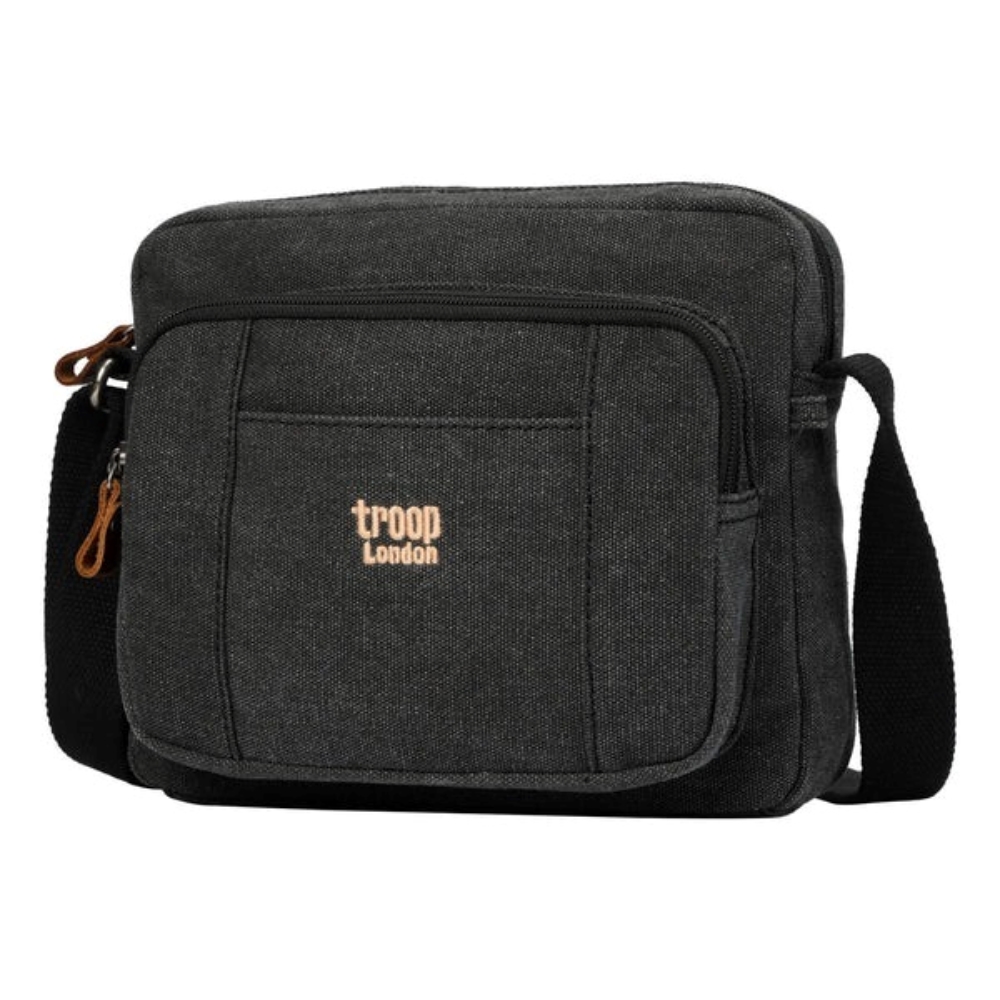 Troop London-輕量帆布斜背包TRP0235, , large