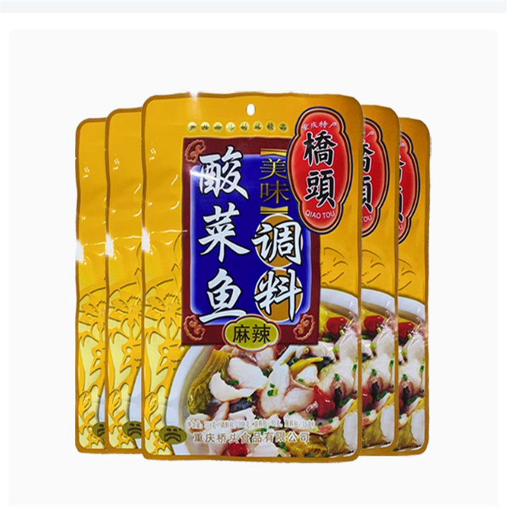 橋頭酸菜魚調料 麻辣 318g效期 2027/01/31（不含魚）, , large