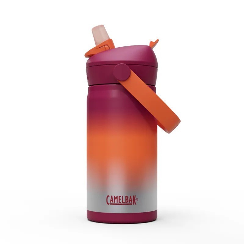 【CAMELBAK】CAMELBAK 350ml 兒童吸管不鏽鋼保冰瓶｜Flip Straw防漏水壺｜K.T.Tactical鎧德, , large