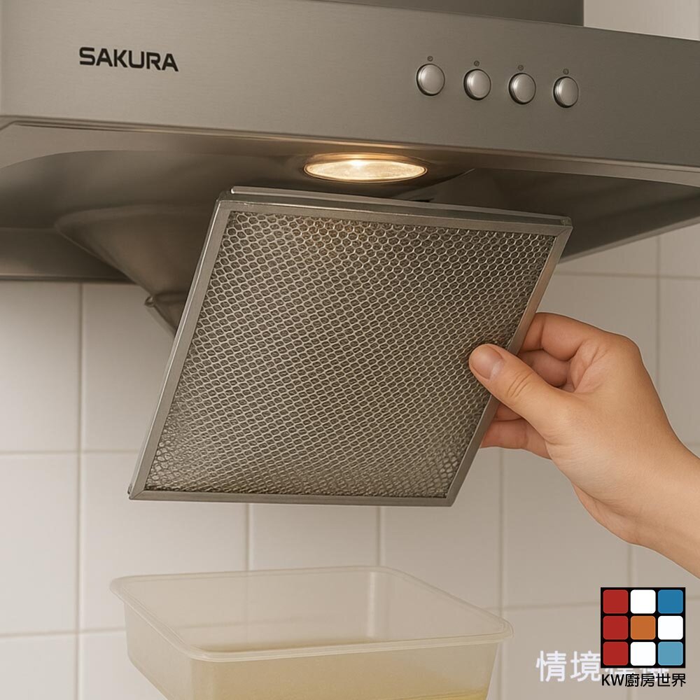 【KW廚房世界】《櫻花原廠 》排油煙機配件 濾網平面/方形／梅花型油杯 油杯, , large