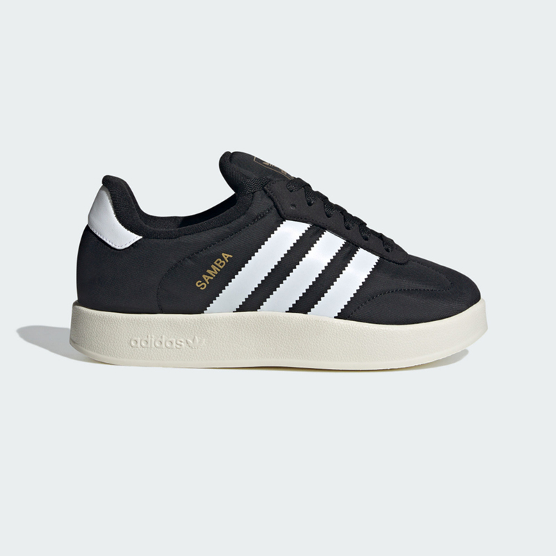 Adidas Samba Home W [IE1434] 男女 休閒鞋 麵包鞋 舒適 百搭 尼龍 黑 白, , large