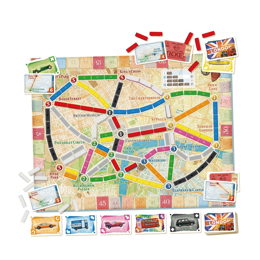 【Asmodee】鐵道任務: 倫敦 (中文版) Ticket to Ride: London, , large