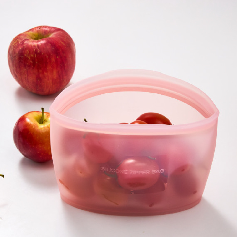 【韓國 SiliPot】鉑金矽膠料理儲存袋(L)-1入 (可微波 熱水 儲存食物 熱湯 生鮮食品 水果), , large