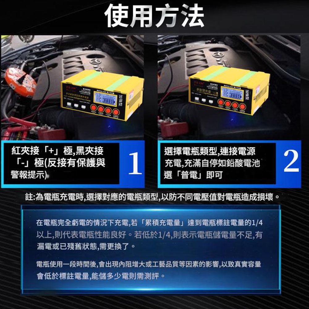 12/24V High-End Four-Mode Battery Charger, , large