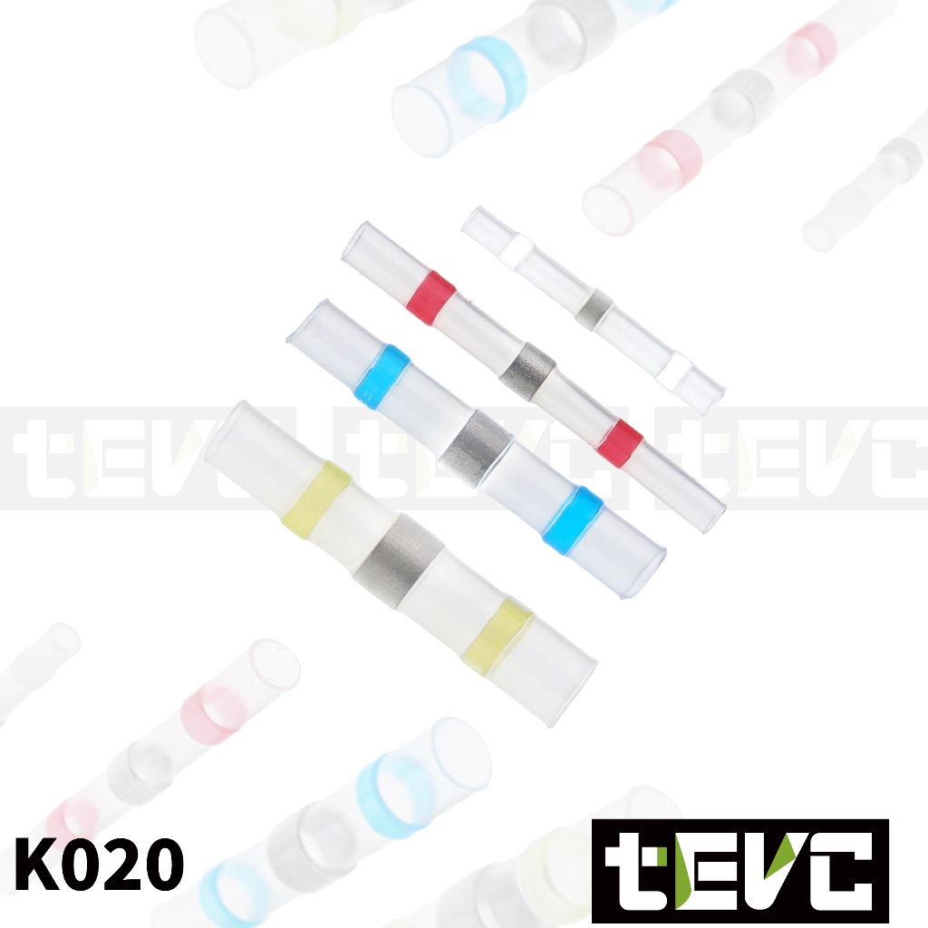 《tevc》K020 Solderless Artifact Heat Shrink Tube Solderless DIY-Yellow (4.0-6.0mm&sup2;), , large