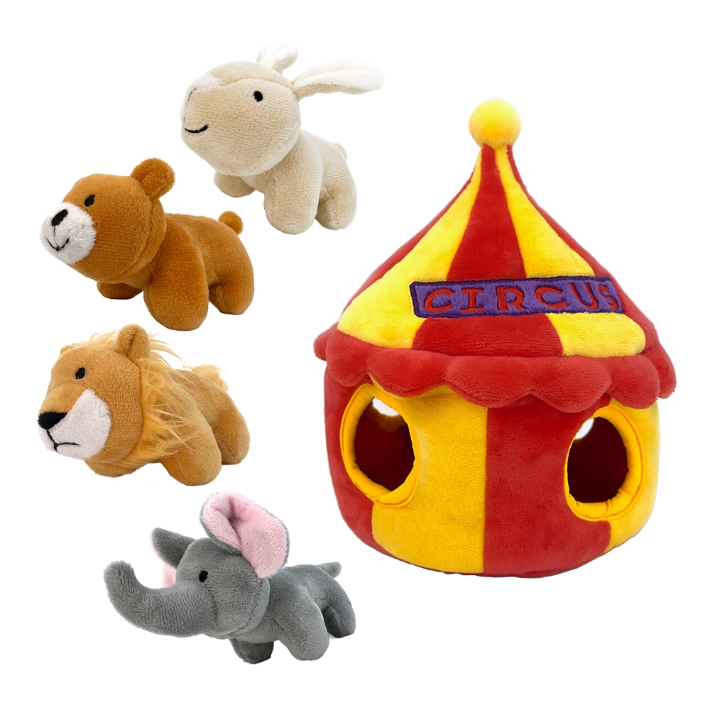 狗狗專用【馬戲團小朋友系列】狗玩具 犬玩具 狗狗玩具 小狗玩具 狗娃娃 寵物 發聲玩具 V-PET 玩偶（犬）, , large