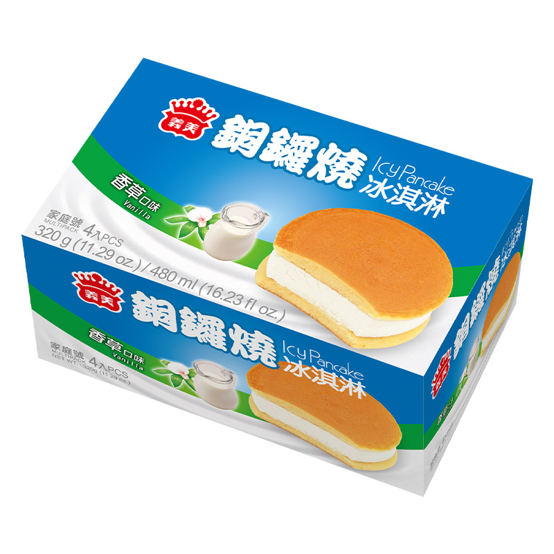 義美銅鑼燒冰淇淋香草, , large
