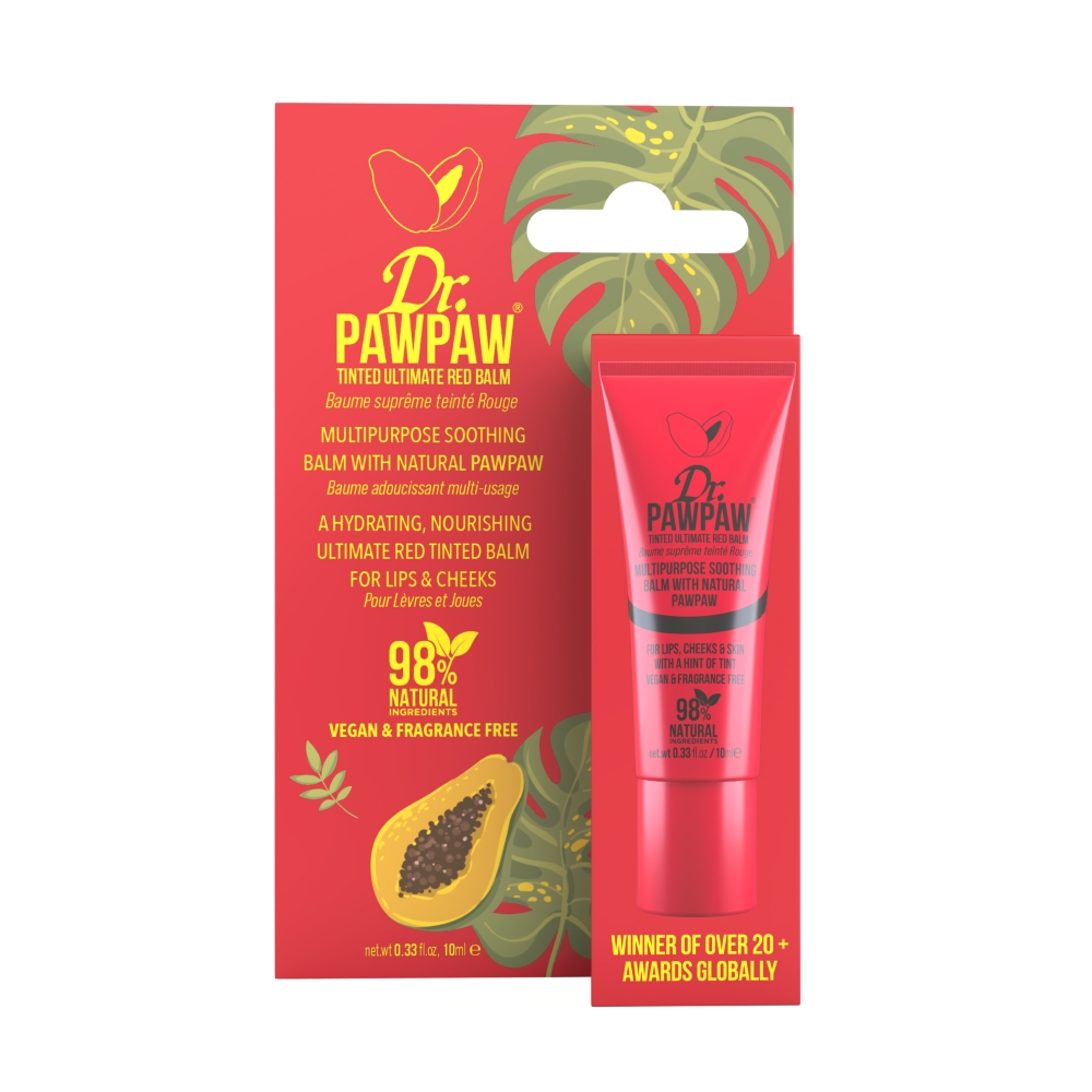 【Dr.PAWPAW】Tinted Ultimate Red Lip Balm, , large