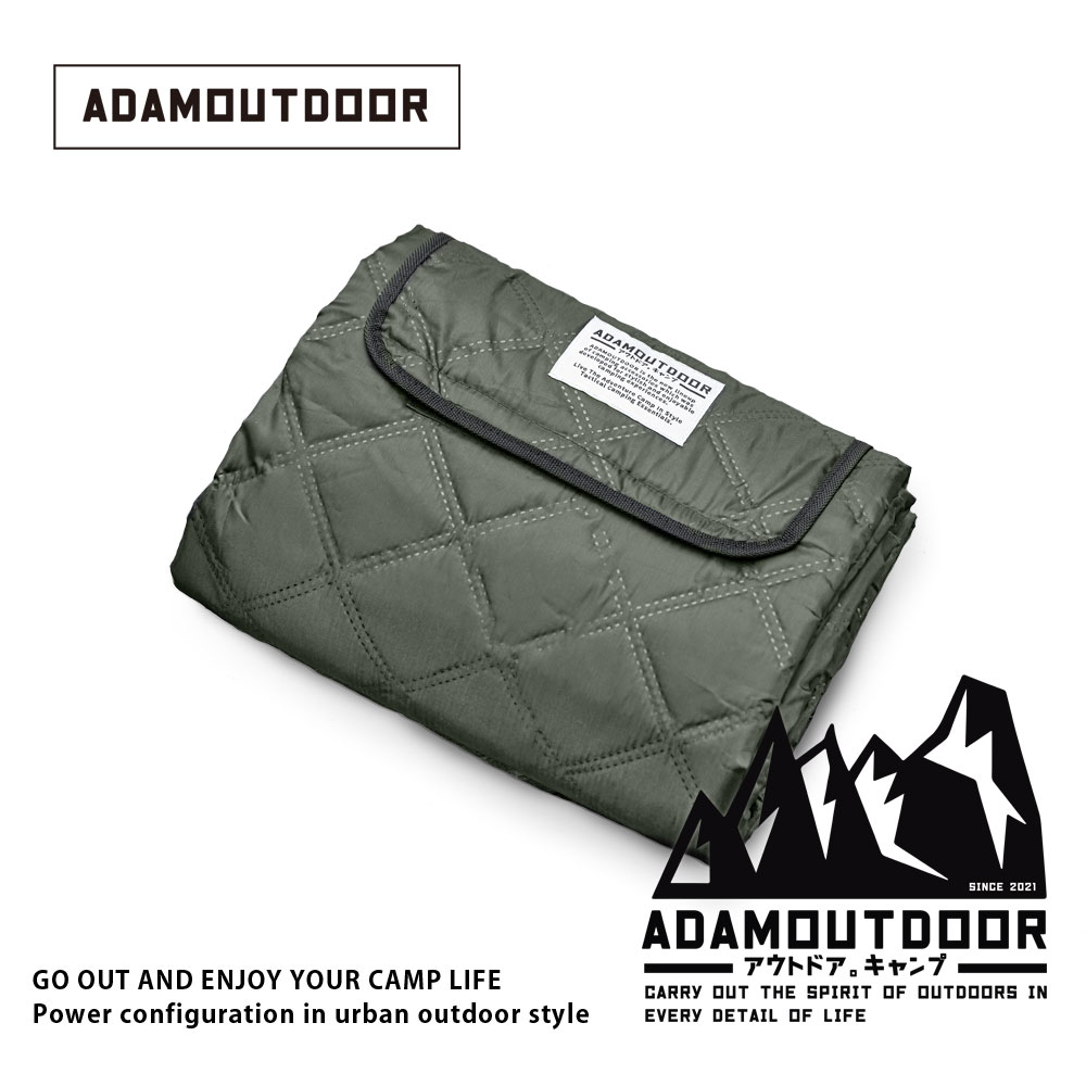 【ADAMOUTDOOR】經典隨身野餐墊(ADPC-BLK200), , large