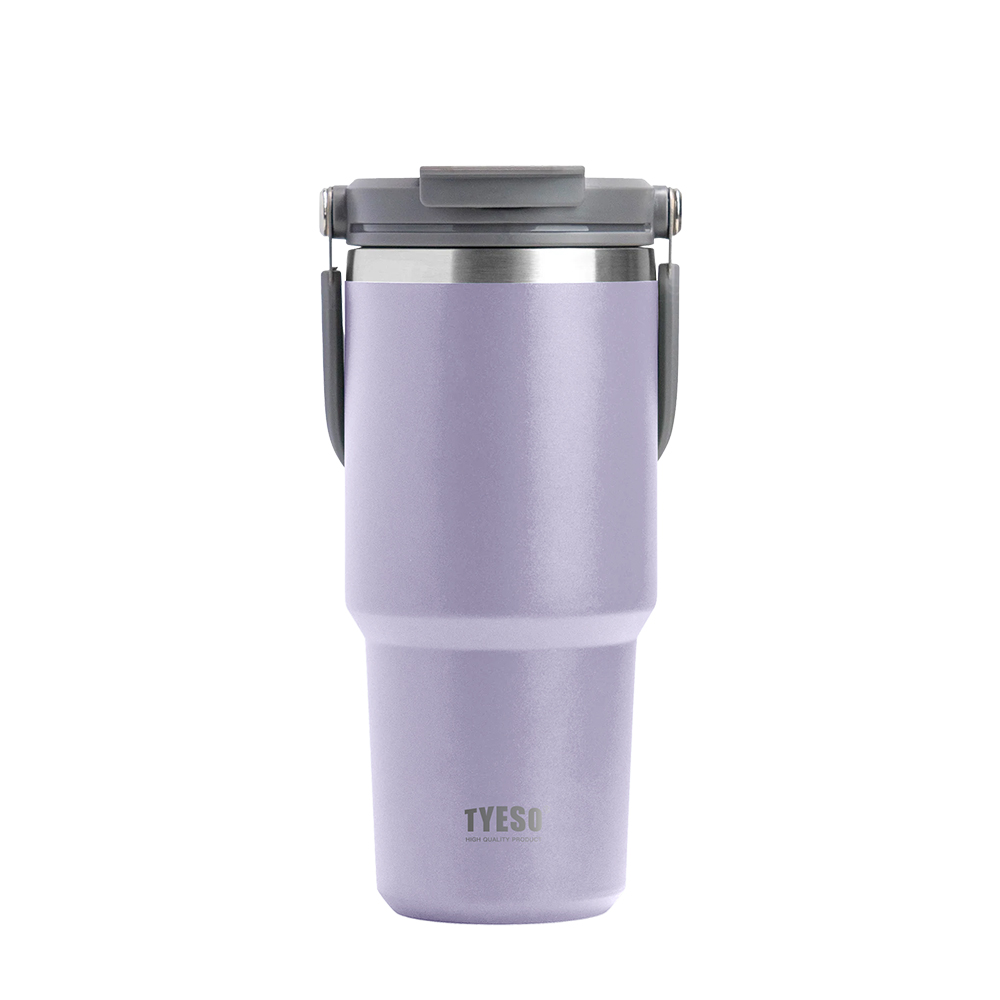 〔佳美能〕TYESO 304不鏽鋼 隨行杯 750ml 保溫 保冰 保熱 雙層真空 時尚便攜 汽車杯座設計, , large