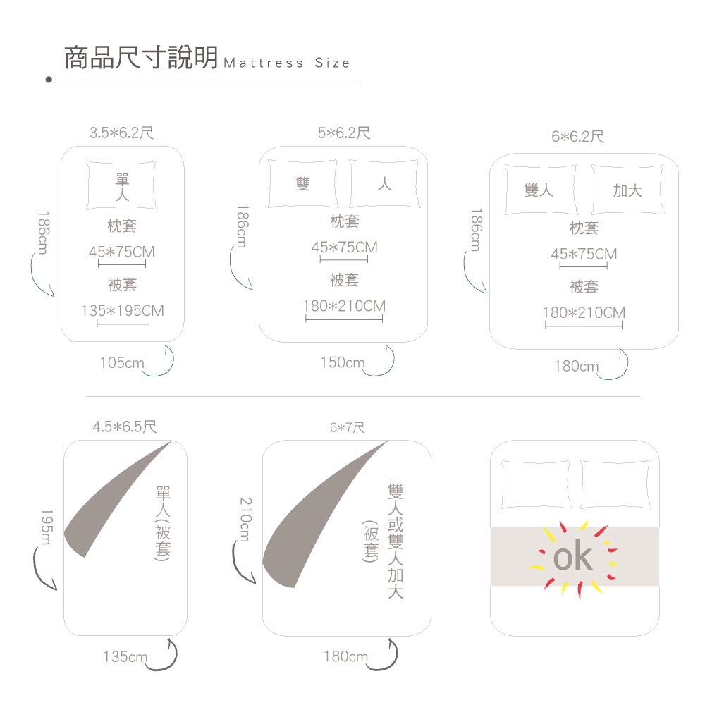DUYAN竹漾 【北歐生活設計】100%精梳純棉床包被套/鋪棉兩用被組-雪葉紛飛 台灣製, , large