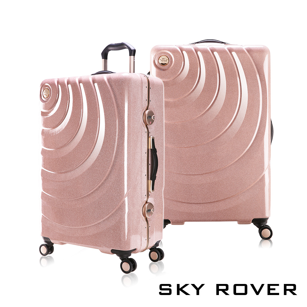 【PANTHEON PLAZA】展示品限量出清 SKY ROVER 19吋 魔幻星辰 鋁框硬殼行李箱 SRI-1547J 魔幻金, , large