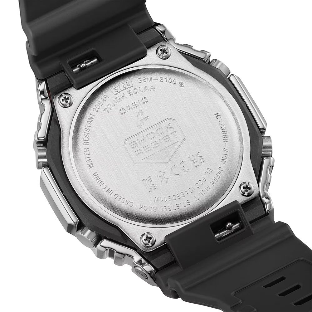 CASIO 卡西歐 G-SHOCK 八角太陽能藍芽手錶 GBM-2100A-1A2, , large