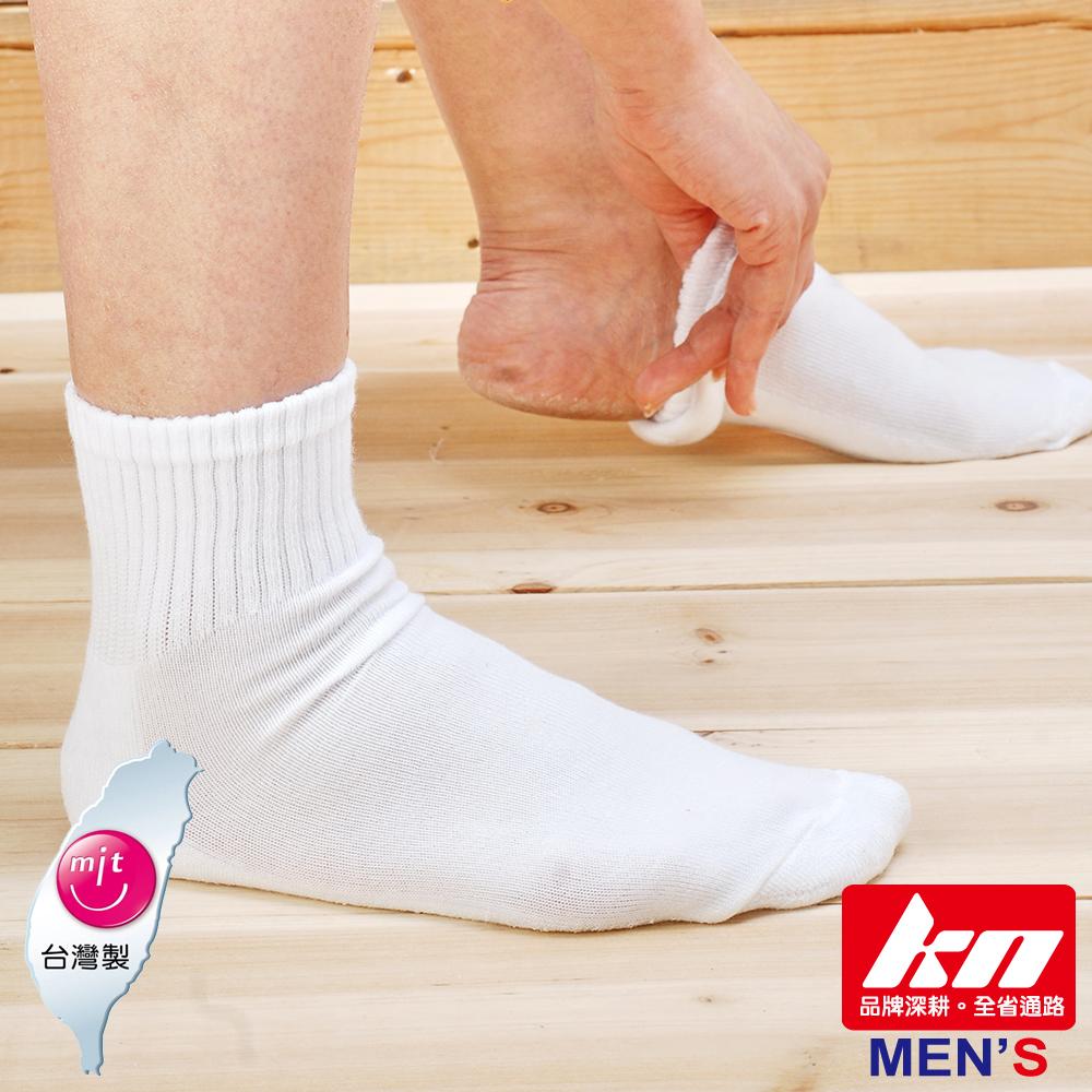 【KN】氣墊短筒男襪.1/2短襪KN-4004.台灣製, , large