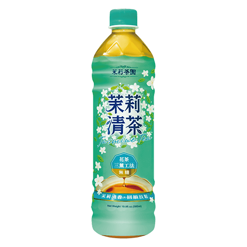 茉莉茶園茉莉清茶(無糖) 585ml, , large