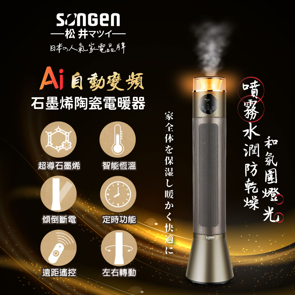 CERAMIC FAN HEATER(SG-818NP), , large