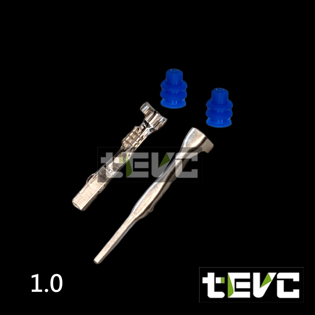 《tevc》1.0 端子 對插端子 壓線端子 插簧 冷壓端子 接線端子 插片 連結器 PIN 接頭端子, , large