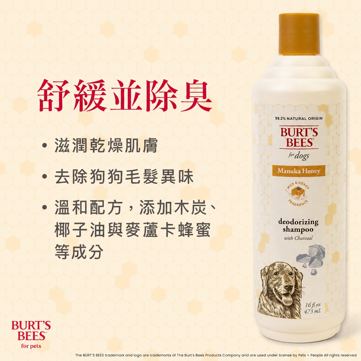 【全台快閃首賣】Burt's Bees&reg; BB 麥蘆卡控油沐浴露 (犬用)｜限時買一送一｜共2罐, , large