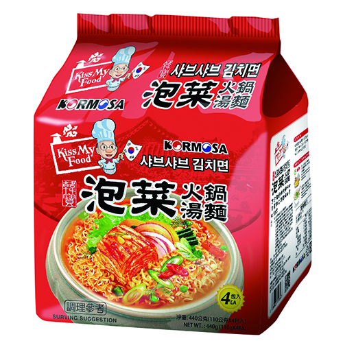 KORMOSA泡菜火鍋湯麵(包)110g, , large