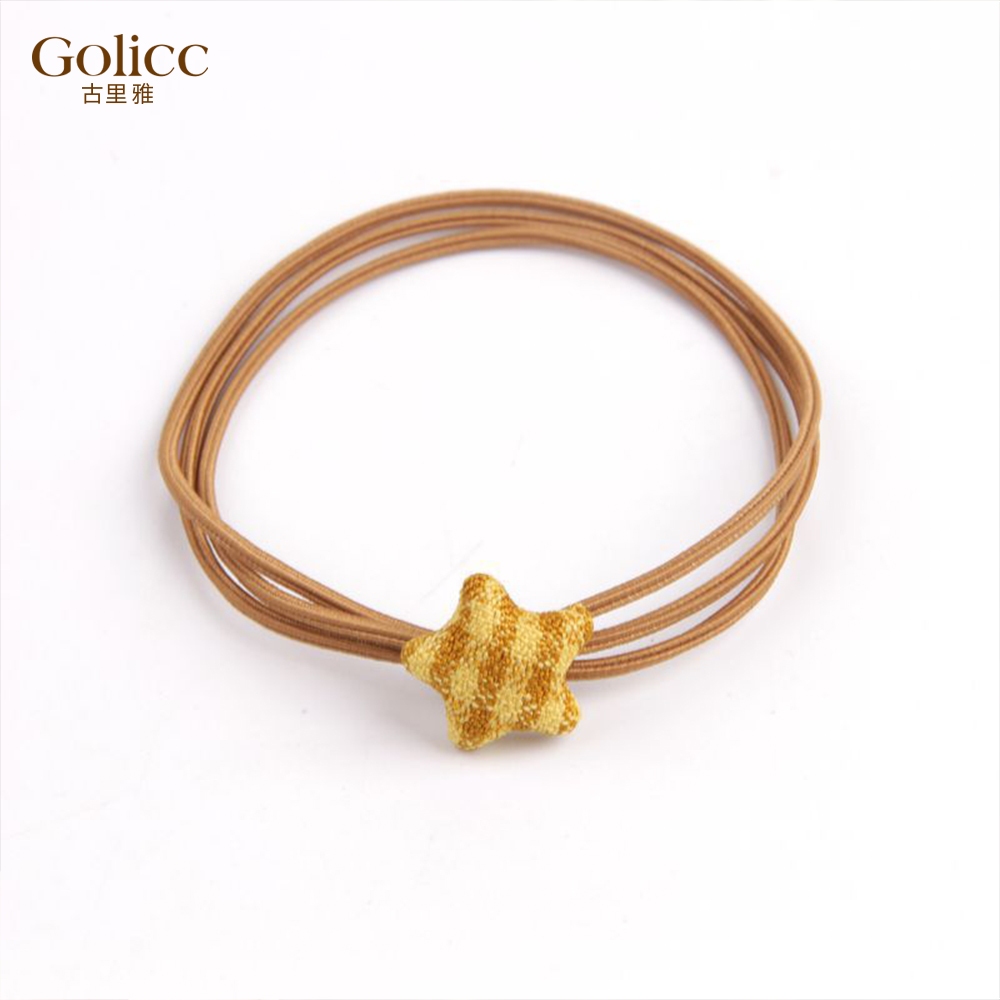 【Gulicc】古莉可 髮圈 日系簡約 格子星願 髮圈 (4入), , large