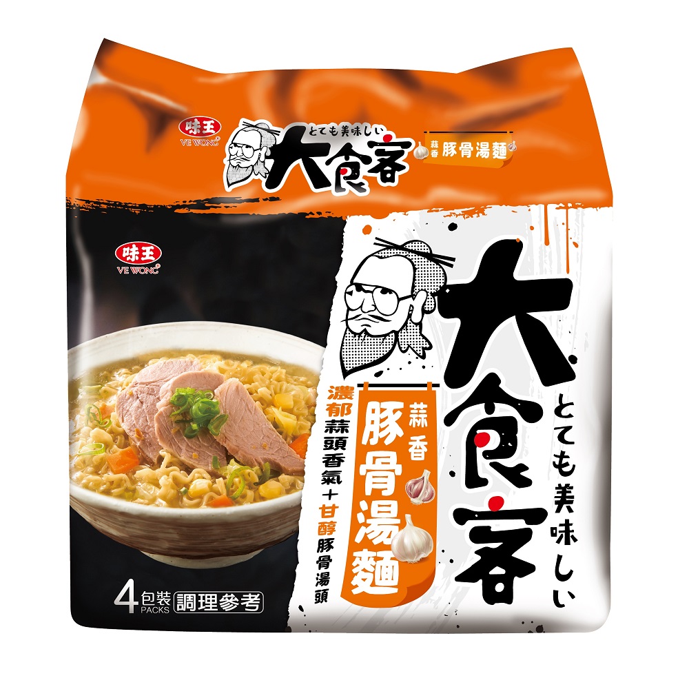 大食客蒜香豚骨湯麵94g, , large
