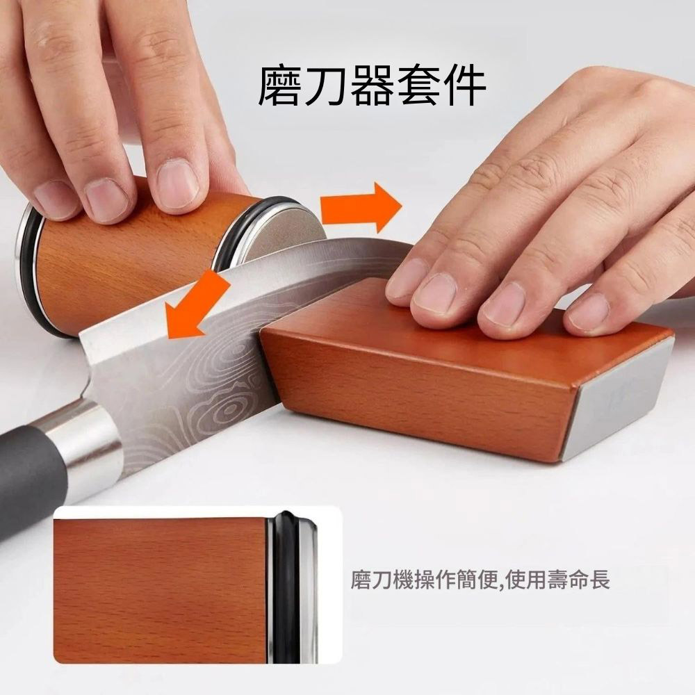 Roller Sharpener - Black (with 400/1000 grit diamond abrasive), , large