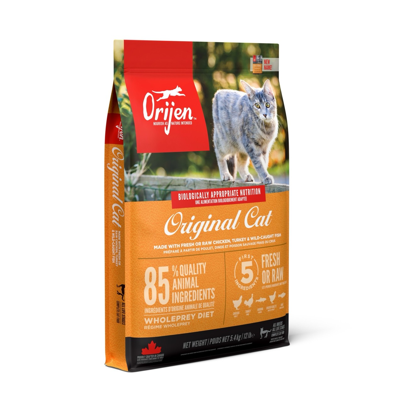 【Orijen 歐睿健】無穀貓飼料5.4Kg-鮮雞愛貓, , large