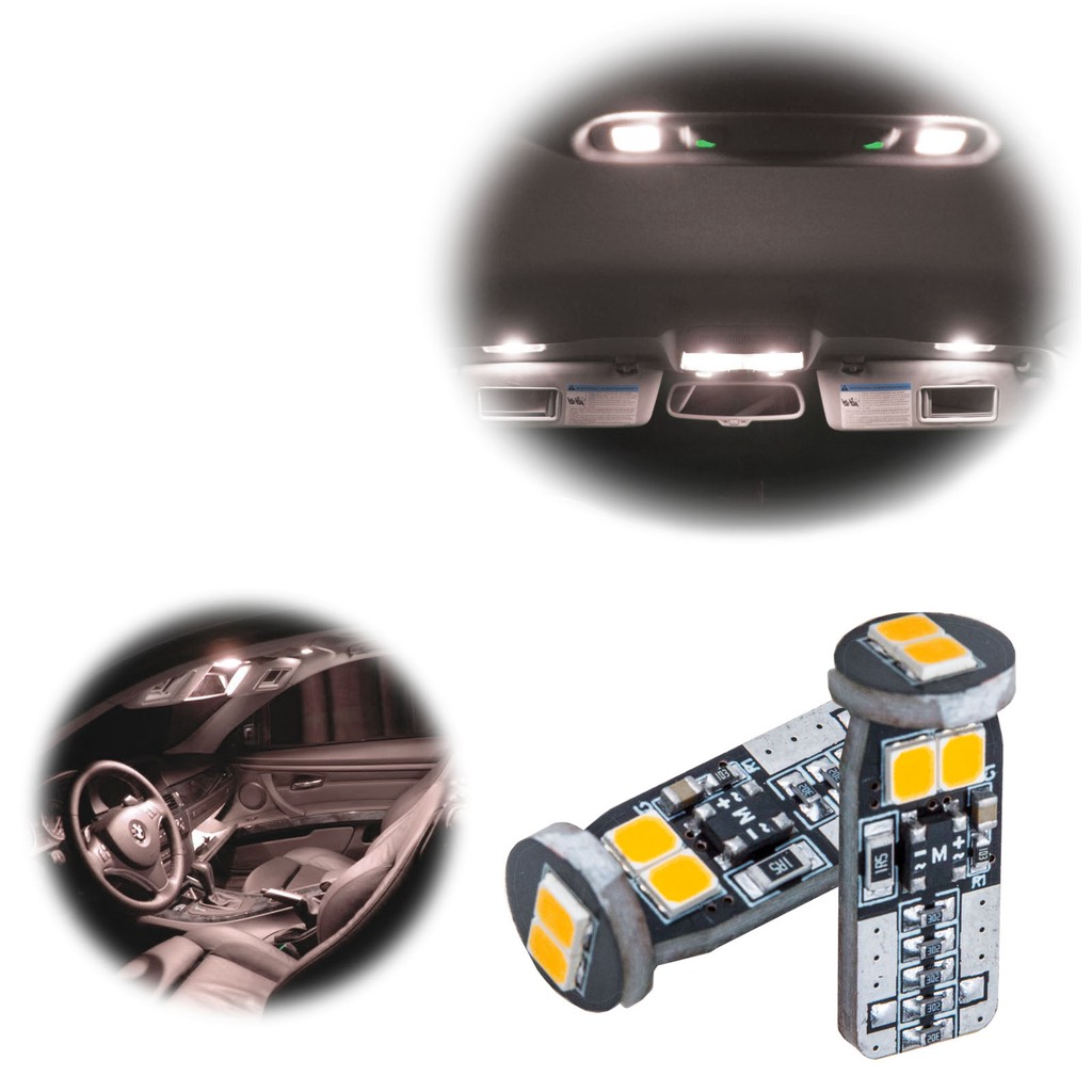 【PA LED】T10 2835 6晶 SMD LED 室內燈 化妝燈 腳踏燈 車門燈 行李箱燈 倒車燈, , large