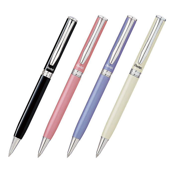 【 Pentel 飛龍 】Sterling 烤漆系列 高級金屬原子筆 0.8mm /支 B811（可免費刻字） -  多款可選, , large