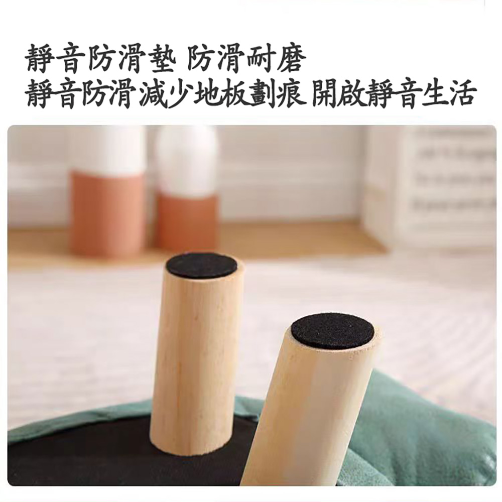 創意動物造型實木兒童小矮凳小狗綠色, , large