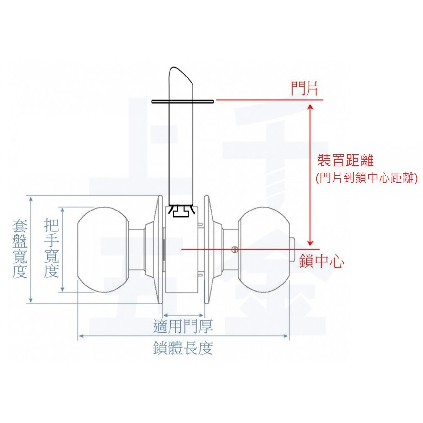 喇叭鎖 EZSET 東隆 門鎖 喇叭鎖 磨砂銀 浴廁鎖 N3030, , large
