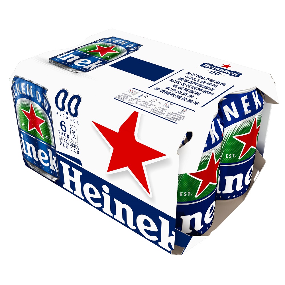 海尼根0.0零酒精Can330ml, , large