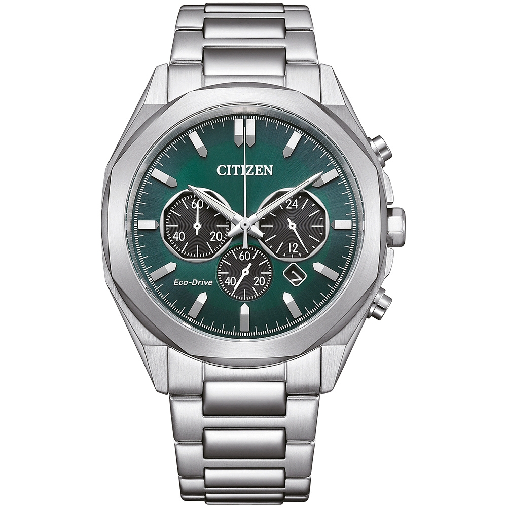 CITIZEN 星辰 光動能紳士計時手錶 CA4590-81X, , large