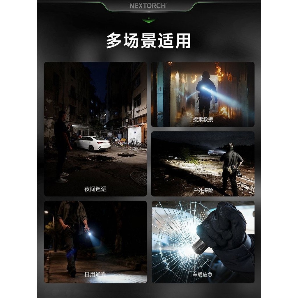 【NEXTORCH】NEXTORCH TA30D 戰術手電筒｜2200 流明 高亮 爆閃 遠射 | K.T.Tactical鎧德, , large