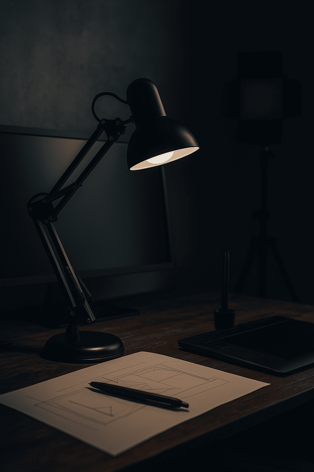 Classic 2-in-1 Desk & Clamp LED Lamp (Black), , large